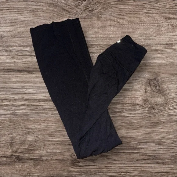 Lululemon Athletica Black Flare Leggings - Picture 2 of 3